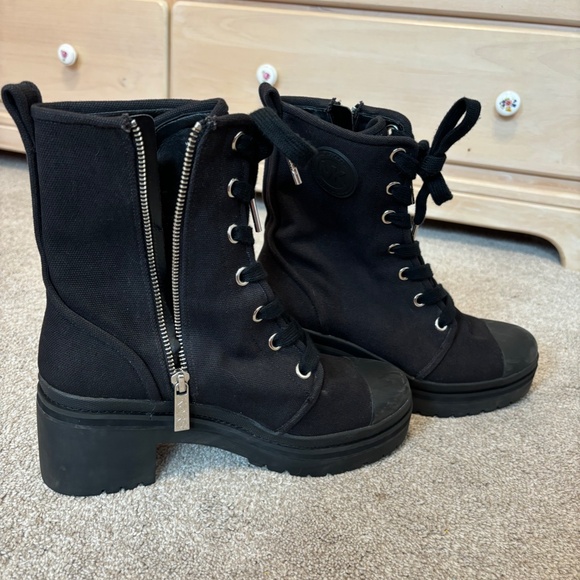 .MICHAEL Kors. Heeled Combat Boots - Picture 5 of 9